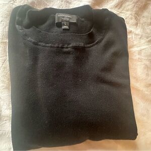 Banana Republic Women's Black Crewneck Top